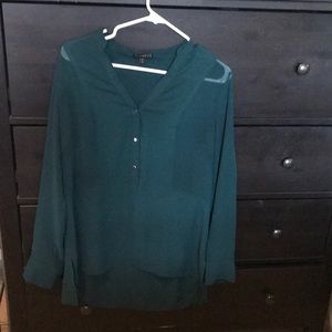 Dark Green Express Blouse
